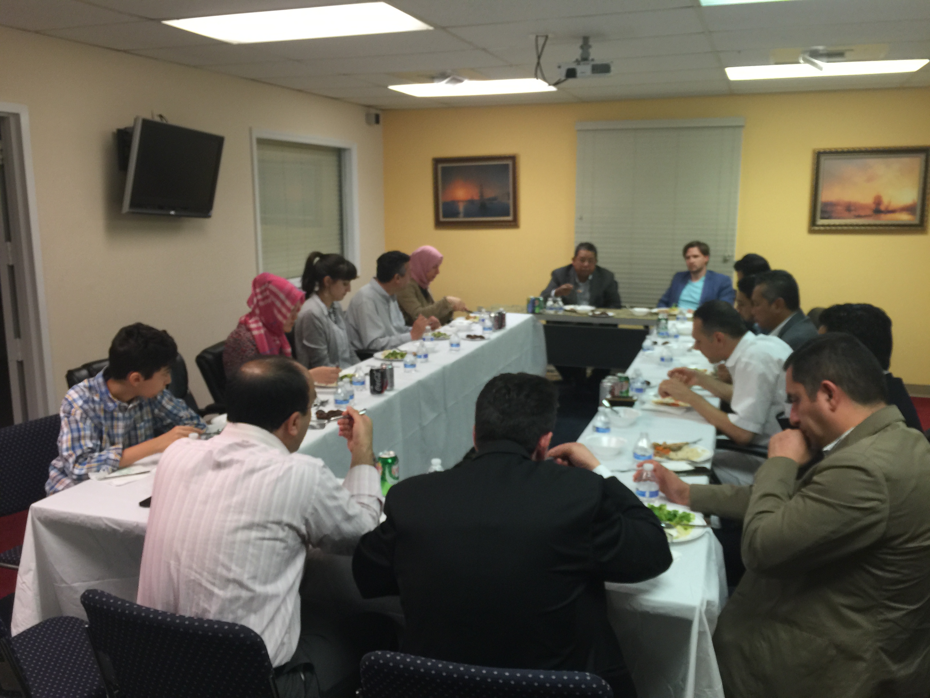Iftar with Malaysia's Ambassdor to US Awang Adek #friendship